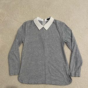 J. Crew collared long sleeve shirt, size S